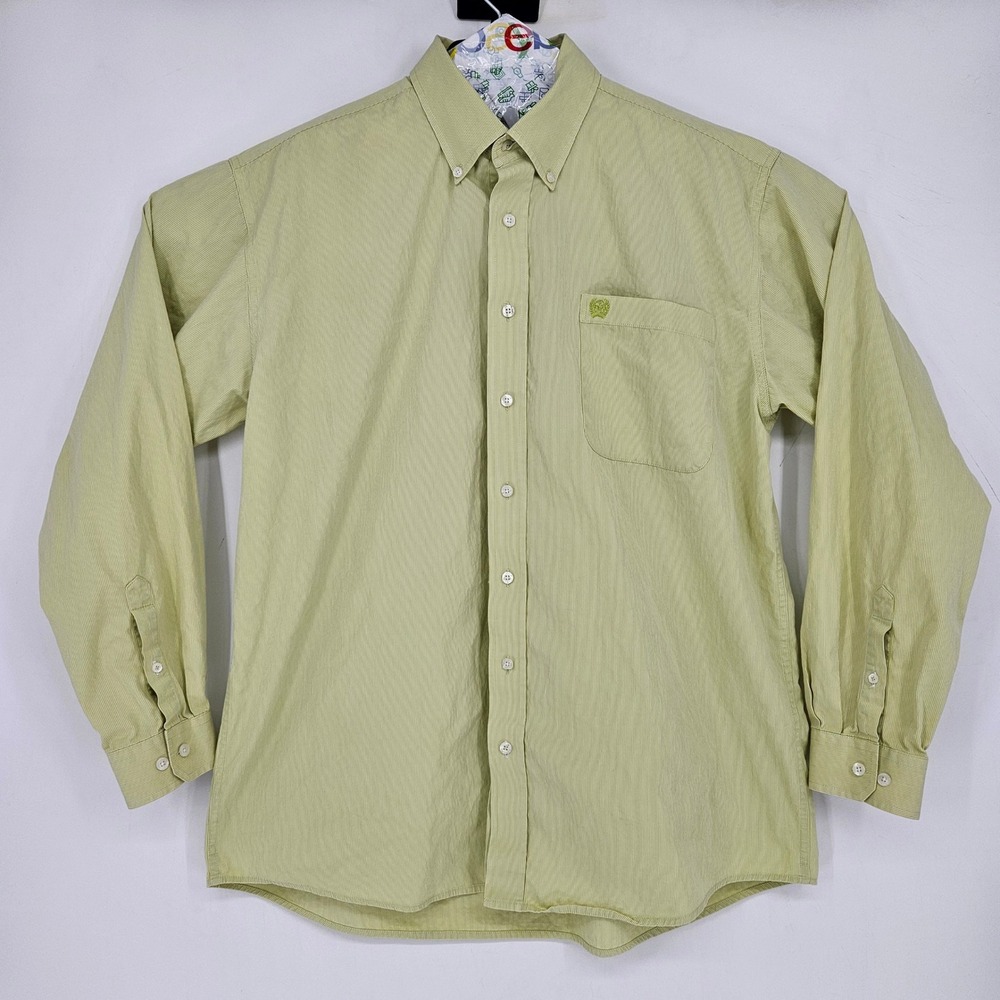 Cinch Shirt Mens Large Western Button Down Cowboy Rodeo Casual Striped